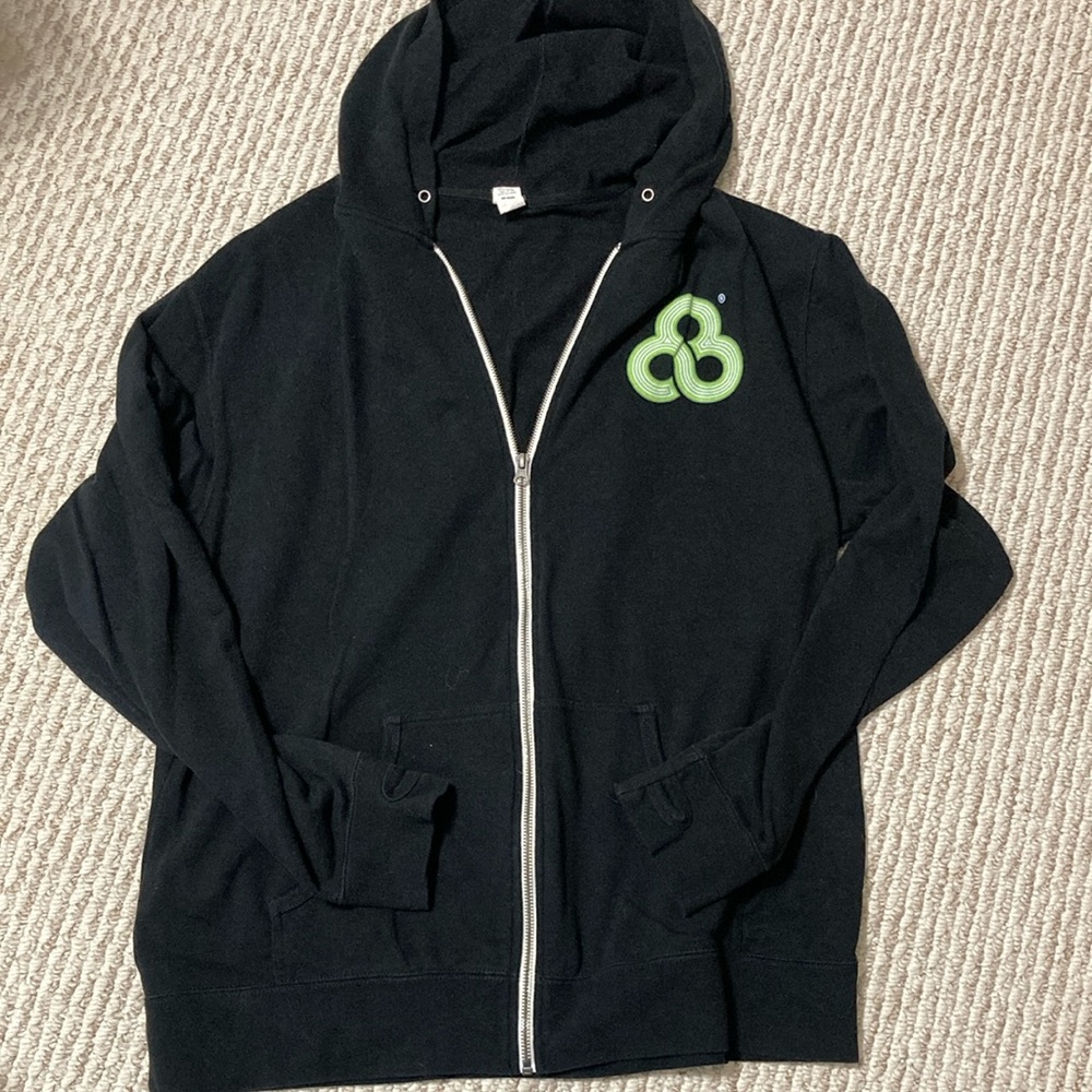 Bonnaroo Music & Arts Festival Black Zip Up Hoodie - size 2X